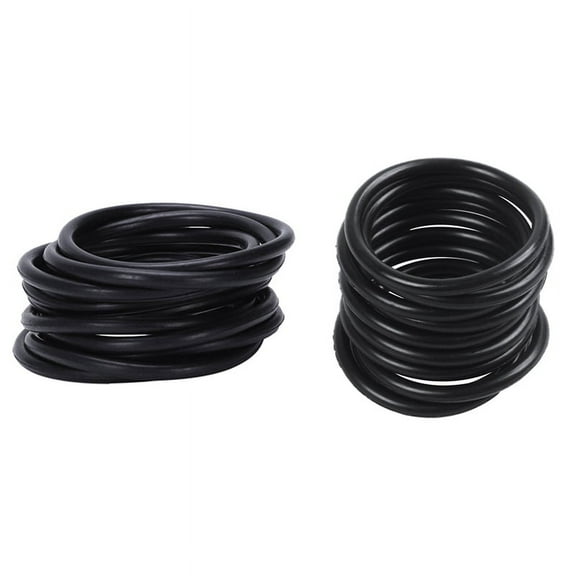20 Pcs Mechanical Black Rubber O Ring Oil Seal Seals, 10 Pcs 45 X 3 mm & 10 Pcs 36 X 30 mm