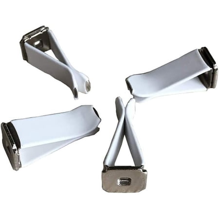20 Pcs Metal Car Air Vent Clips Auto Freshener Clips Auto Air Conditioner Car Outlet Perfume Clips White