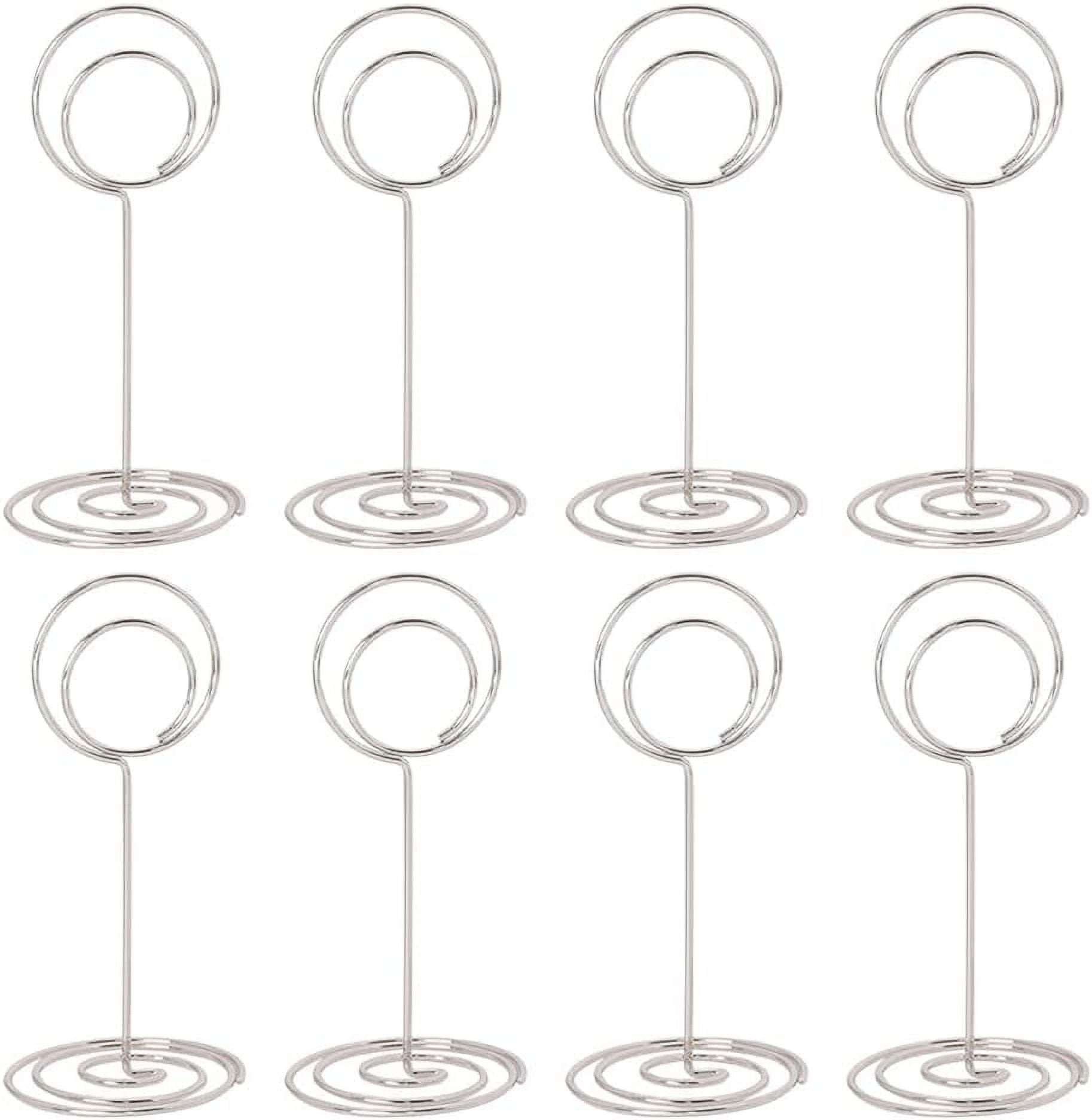 20 pcs metal wire place card holders table number holders stands