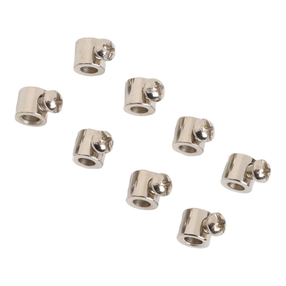 20 Pcs Metal Wire Rope Clips With Carbon Steel Screws, Electroplated Steel Cable Clamps For Secure Rigging, Lifting And Construction, 6Mm And 9Mm Sizes, Heavy Duty(F cross screw)