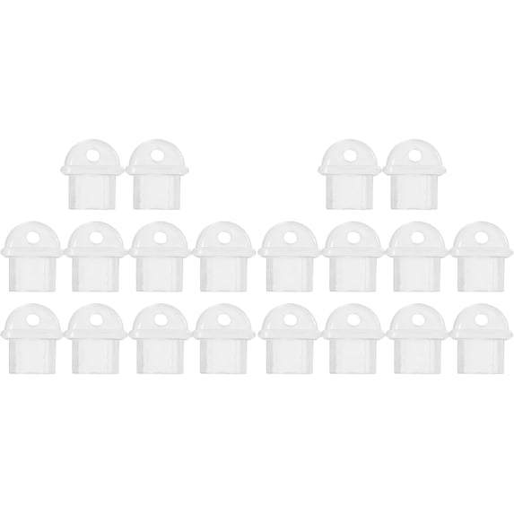 20 Pcs Micro USB Dust Plugs Transparent USB Cover Cap Compatible with ...