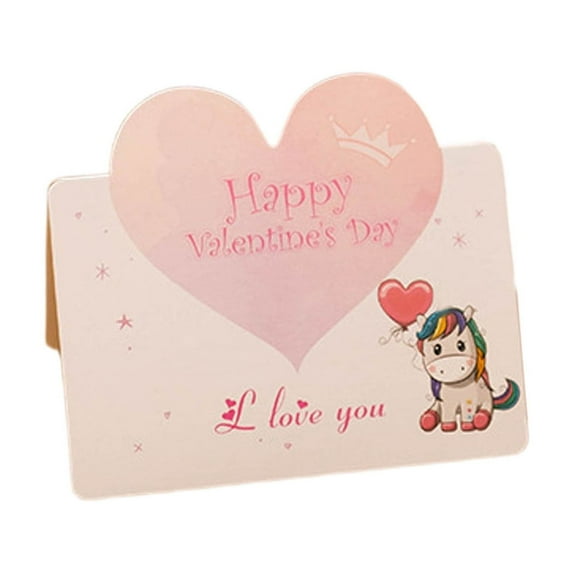 20 Pcs Mini Cute Love Design Letter Writing Stationery Paper, Heart Greeting Cards With Envelopes, Invitation Card, Thank You Card