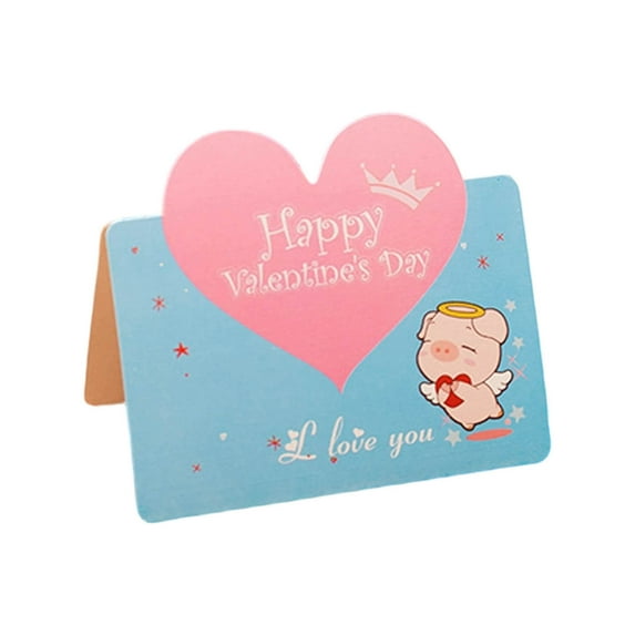 20 Pcs Mini Cute Love Design Letter Writing Stationery Paper, Heart Greeting Cards With Envelopes, Invitation Card, Thank You Card