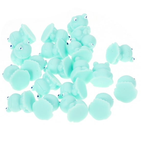 20 Pcs Mini Frogs Miniature Animal Decor Tiny Ducks Figurines