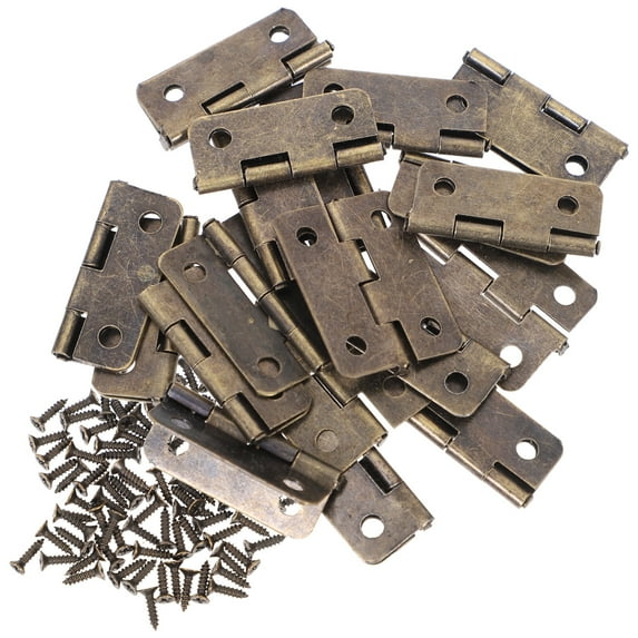 20 Pcs Mini Hinge Decor Iron Hinges Hinge for Jewelry Box Shutter Hinges Hinges Connectors Baby