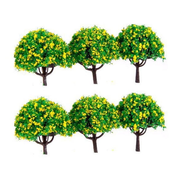 20 Pieces Miniature Trees for Office Desk Decor, Terrarium Moss Plants, Model Landscaping Accessories