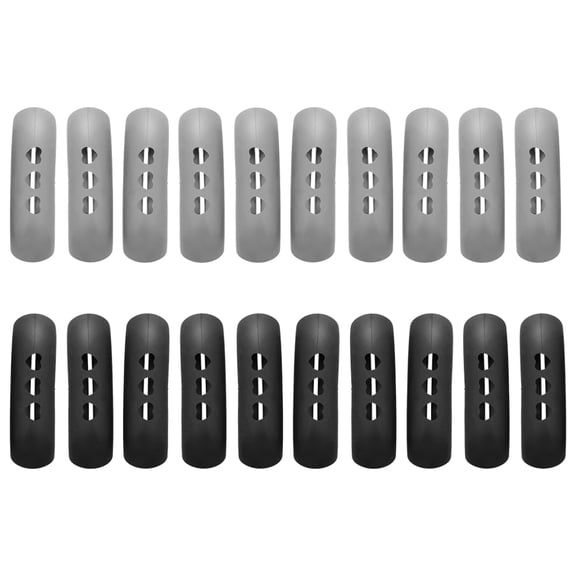 OUNONA 20pcs Pot Handle Covers Heat-resistant Sleeves for Woks Pans and Skillets