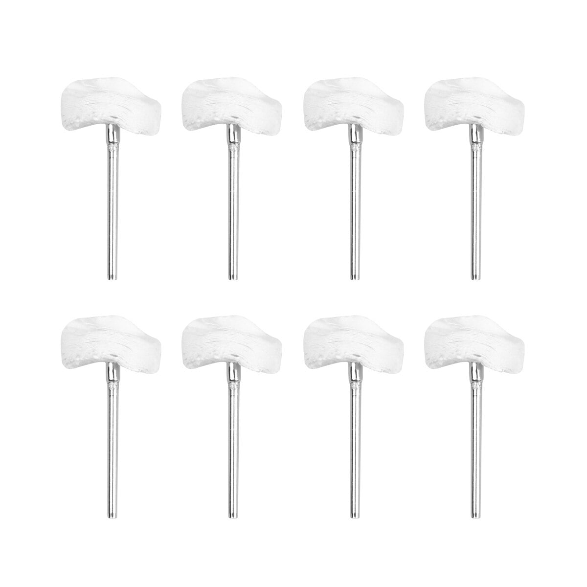 20 Pcs Mops White Ones Cotton Washcloths Stainless Polishing Buffing