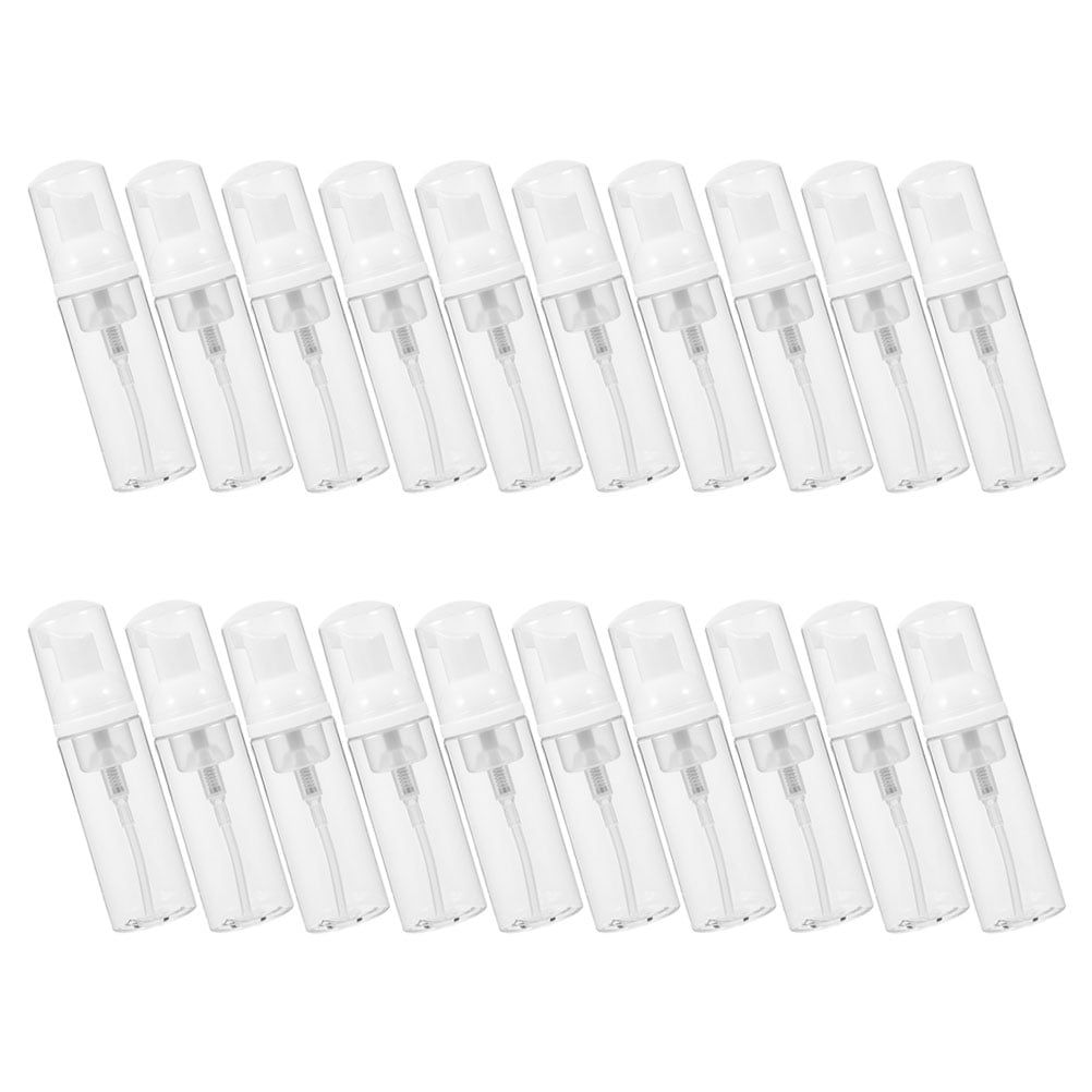 20 Pcs Mousse Bottle Soap Dispenser Pump Liquid Foam Travel Plastic
