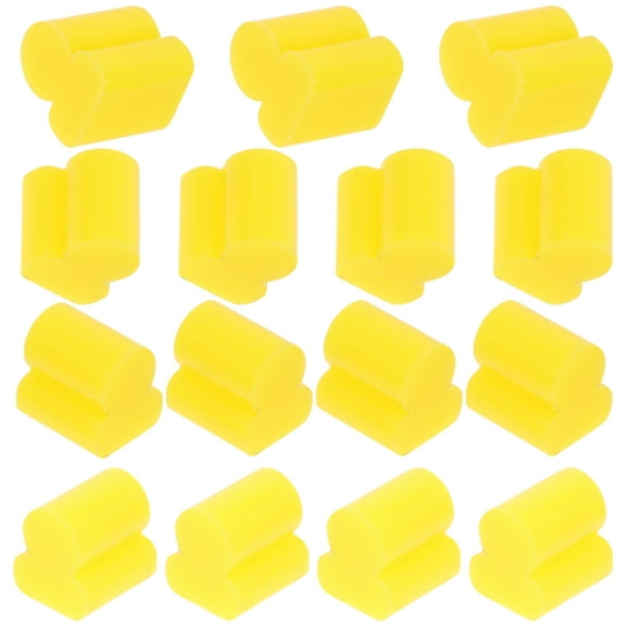 ifundom Yellow Silicone Trombone Bumpers for Erhu Practice - 20-Piece Protective Accessory Set for Instrument Care
