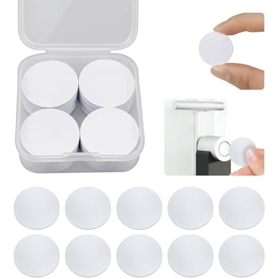 20 Pcs NFC Tags,NFC Stickers Cards with Adhesive Back, Round Rewritable NFC Cards, 504 Bytes Memory Compatible with NFC Enabled Phones (25mm)…