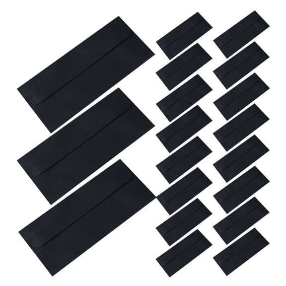 unbranded 20 Pcs Invitation Envelopes Cash Adhesive Colored Light Extension Cord Black