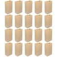 thumbnail image 1 of MEIBUTYUP Meibutyup Light Brown Oil Resistant Kraft Paper Bakery Bags 20Pcs, 1 of 5