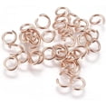 thumbnail image 1 of 20 Pcs Open Jump Rings PVD Vacuum Plating 304 Stainless Steel Open Jump Rings Connector Ring for Jewelry Making Necklaces Bracelet Earrings Keychain 21 Gauge 4x0.7mm Inner Diameter: 2.4mm, 1 of 2