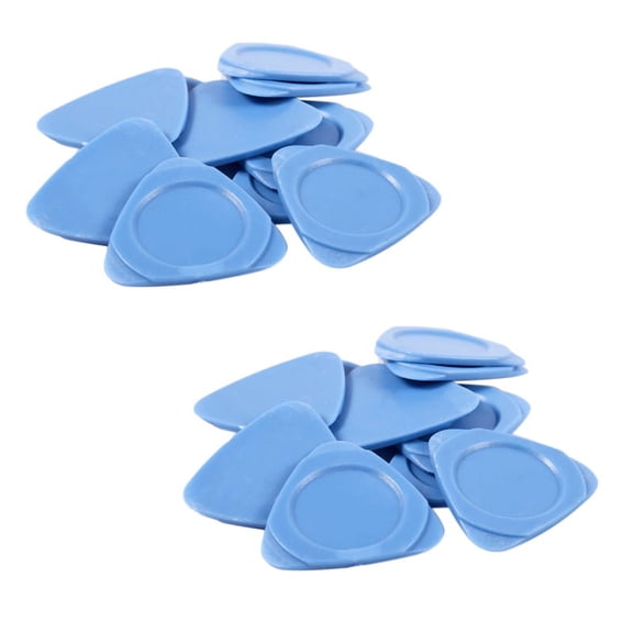 20 Pcs Opening for Cell Phone Mobile Phone Screen Case LCD PDA Laptop Repair /Guitar Pick Light Blue
