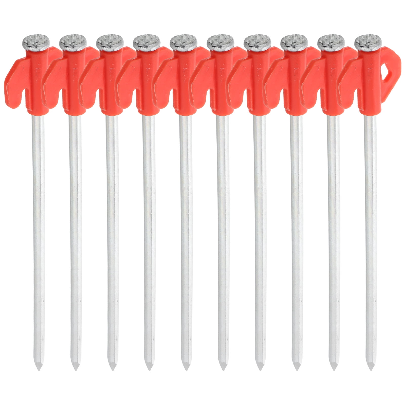 HINTRMENT Metal Tent Stakes Ground Nails Iron 20Pcs