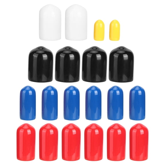 20 Pcs PVC Vacuum Line Cap Assorted Kit (1/8 to 5/16 inches / 3.18 to 7.94 mm) Engine Spark Plug Caps for Chevy GM Ford