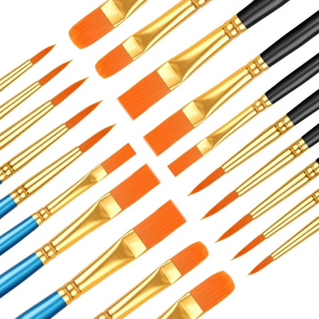 20 Pcs Paint Brushes, Paint Brush Set, Paint Brushes for Acrylic Painting, Watercolor Brushes, Acrylic Paint Brushes for Acrylic Oil Watercolor, Miniature Detailing, and Rock Painting price history and forecast - Joyberg
