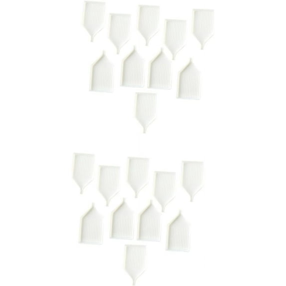 20 Pcs Paint Cross Stitch Diamond Art Kits Holder Diamond Beads Tray Tool Picture Frame Rhinestones