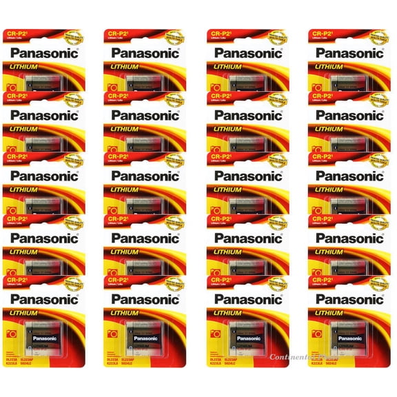 20 Pcs Panasonic CRP2, EL223, K223LA 6V Lithium Battery, In Retail Packaging