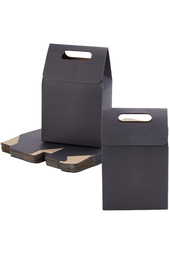 20 Pcs Paper Gift Bags Kraft Bags Tote Bags with Handle Hole Shopping Bags Reusable Bags for DIY Wedding Party Favor Birthday Valentine Day Anniversary Housewarming Slate Grey