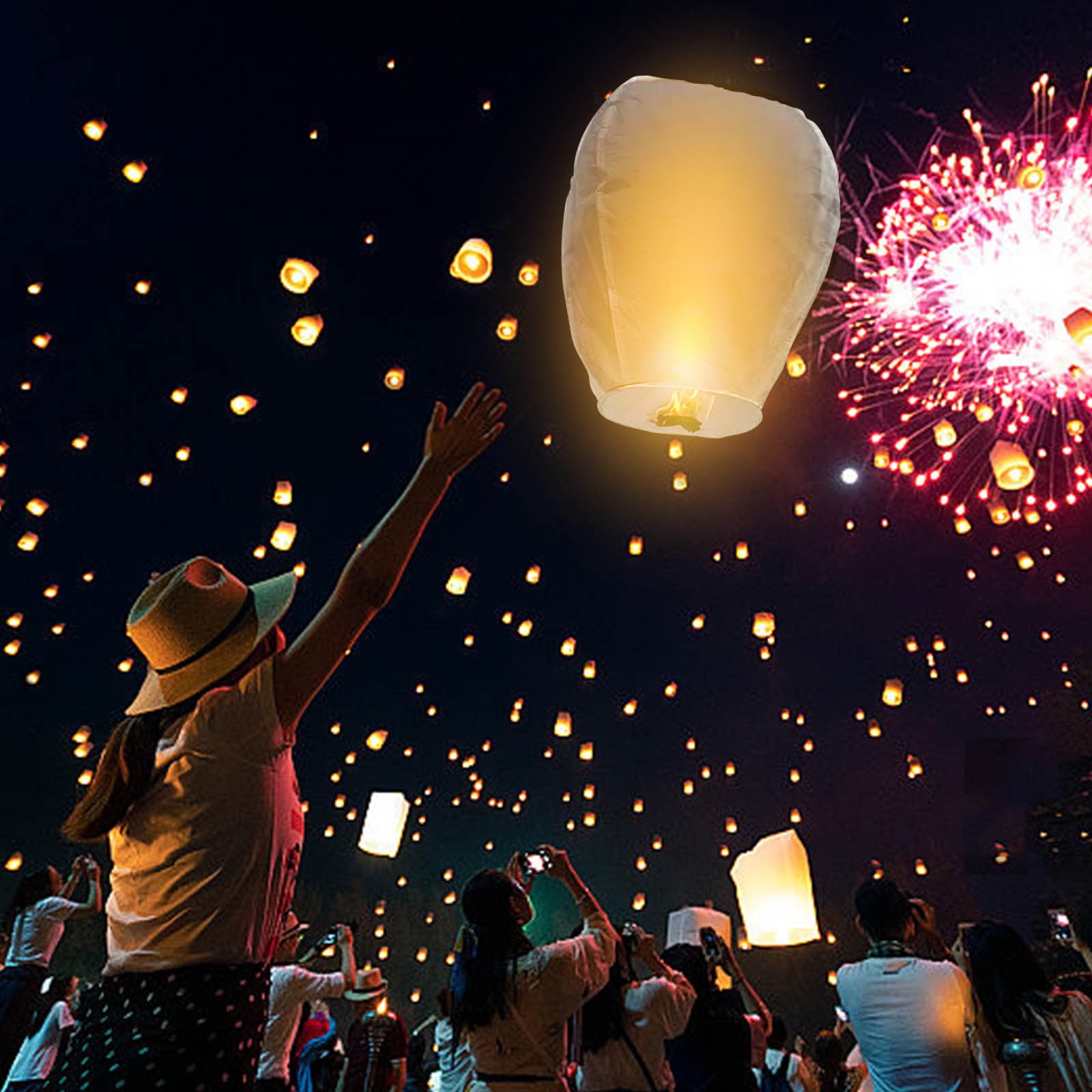 White Sky Lanterns, image size:1600x1600
