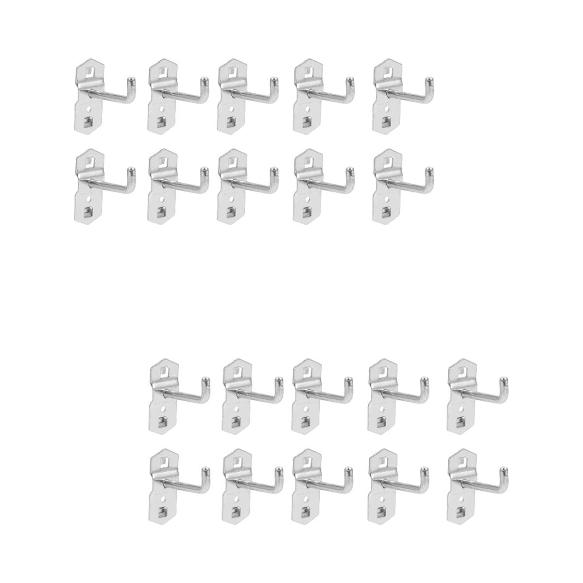 20 Pcs Peg Board Coat Hangers Garden Tool Organizer Peg Hooks Pegboard