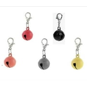 20 Pcs Pet Bells for Dog Cat Collar, Metal Round Collar Charms Loud Crisp Sound with Clasps, Kitten Small Animal Pendant Accessories, Christmas Decoration Jingle Bell