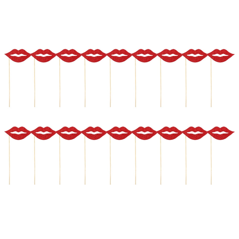 Beistle accessoires photo lèvres rouges extra-large