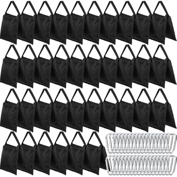 20 Pcs Photography Weight Bags Set, Empty Heavy Photo Studio Filled Weight Bags, Sandbag Set for Photography Tripod Stand Sports Outdoor Photo Video Studio Boom Brackets