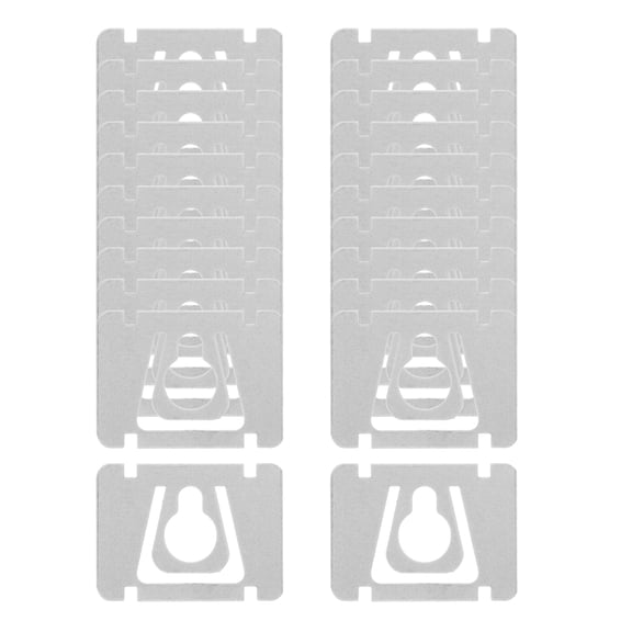 20 Pcs Picture Frame Hooks Hardware Accessories Special Shaped Photo Frames 20pcs Hanging Strips Hangers Household up