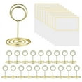 thumbnail image 1 of 20 Pcs Place Card Holders, Table Number Holders, Table Card Holders, Gold Metal Wire Picture/Photo/Menu/Memo/Notes, 1 of 6