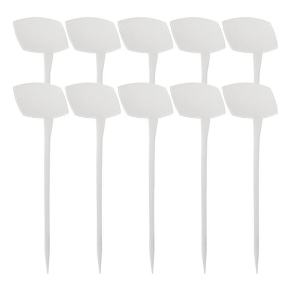20 Pcs Plant Label Seedling Nursery Tags Mini Labels White Plastic