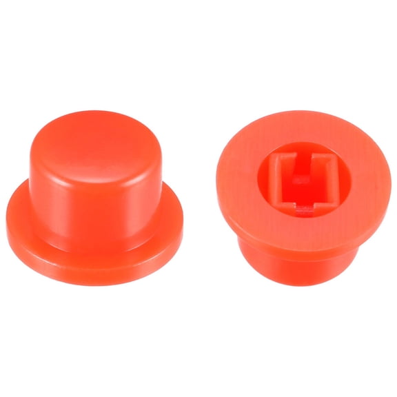 20 Pcs Plastic 9.3x5.6mm Pushbutton Tactile Switch Caps Cover Keycaps Red for 6x6x7.3mm Tact Switch