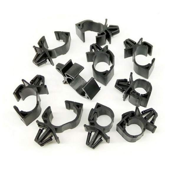 20 Pcs Plastic Car Oil Pipe Beam Line Clips Wiring Harness Wrap Cable Fastener