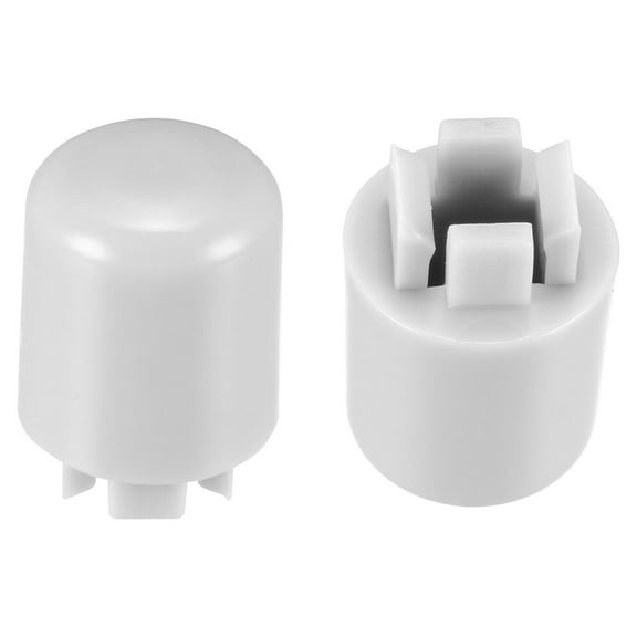 20 Pcs Plastic Pushbutton Tactile Switch Caps Cover Keycaps Grey for 12x12x7.3mm Tact Switch