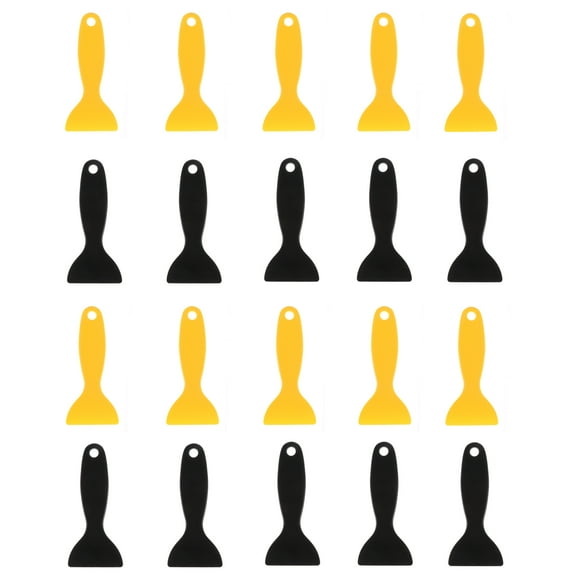 20 Pcs Plastic Spatula Putty Practical Paint Scraper Cleaning Scraper
