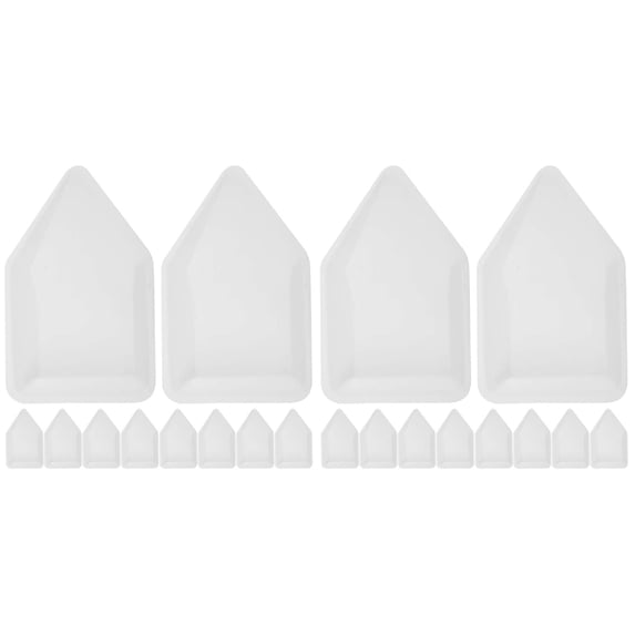 20 Pcs Plastic Weighing Dish Weighing Trays Transfer Powder Pour Boat Tray Weighing Pans