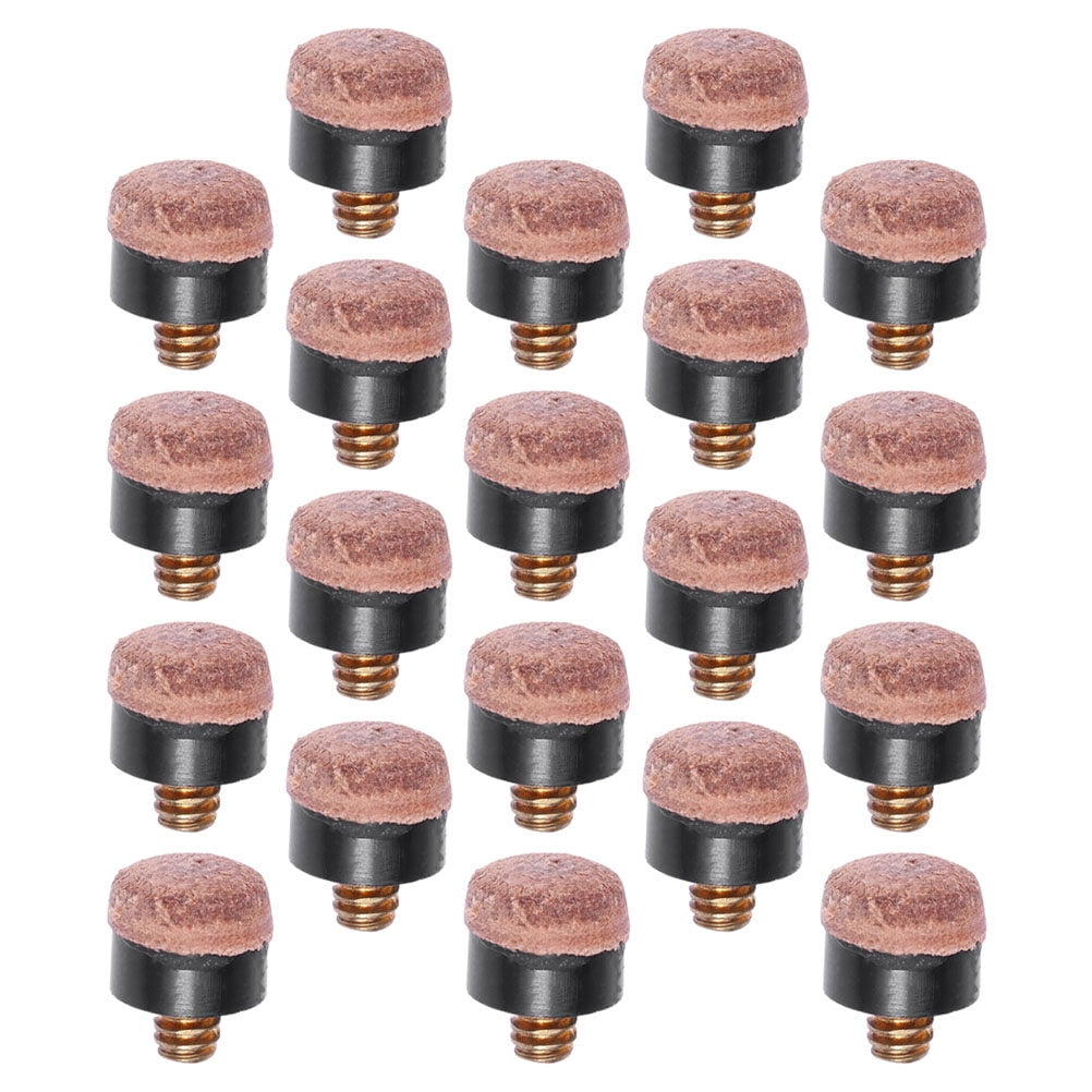 20 Pcs Pool Cue Head Stick Ferrules Billiard Tips in Table for Cues