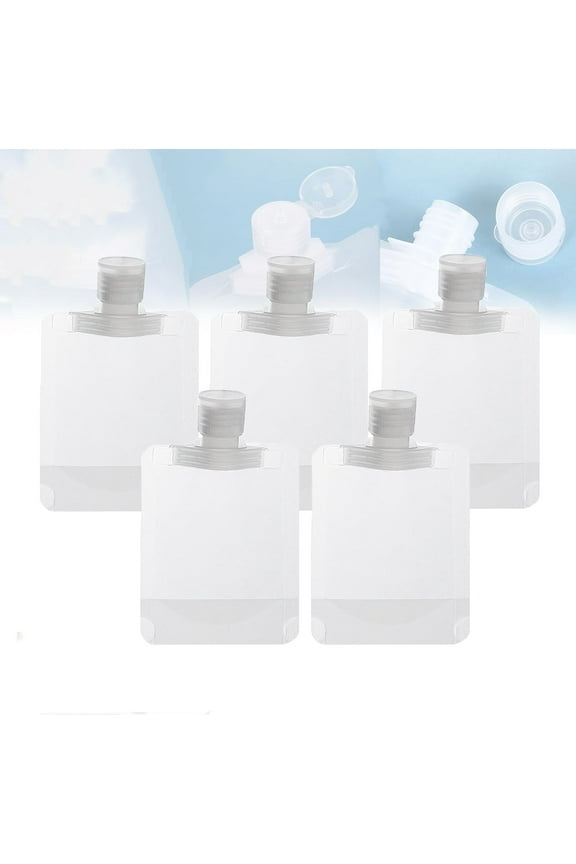 20 Pcs Portable Liquids Containers,Travel Pouches for Toiletries,50Ml Makeup Packing Fluid Bag,Travel Pouches for Shampoo Conditioner Lotion Body Wash