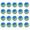 thumbnail image 1 of 20 Pcs Practice Foam Softballs 1.65 inch with Mesh Bag Soft Oversize Foam Baseballs Safely Training Batting Hitting Ball and Fielding Indoor Outdoor for Kids Teenager Players, 1 of 7