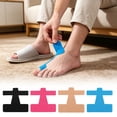 thumbnail image 1 of 20 Pcs Pre-Cut Bunion Corrector Kinesiology Tape– Elastic, Breathable & Hypoallergenic Latex-Free Toe Support Strips, Self-Adhesive Hallux Valgus Corrector for Men & Women (Black, 20 Pcs), 1 of 7
