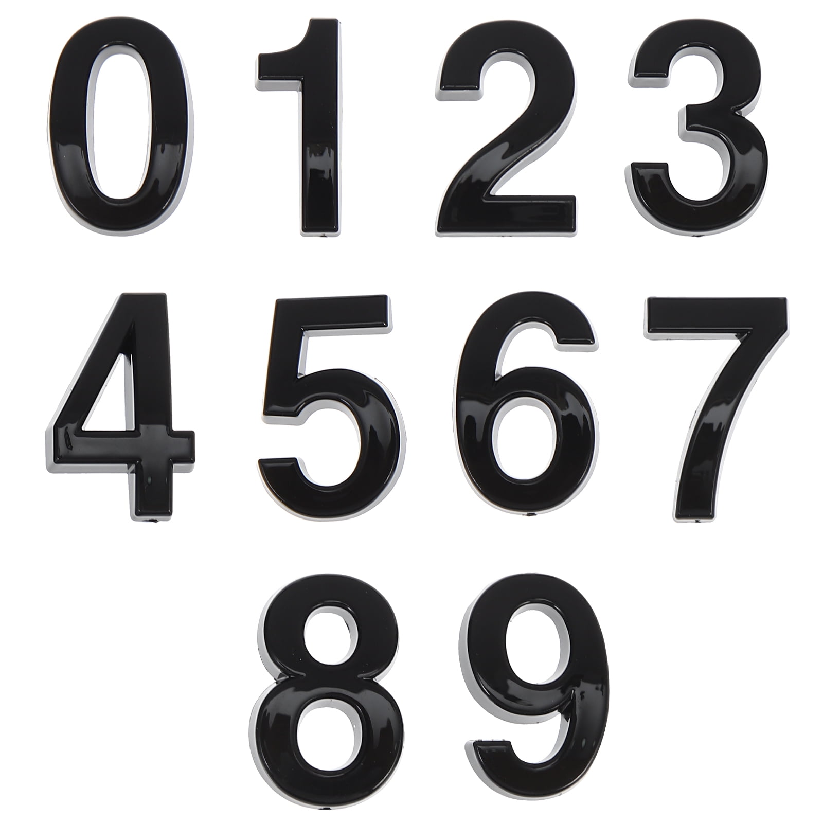 20 Pcs Professional House Numbers Multifunction Clock Numbers Self