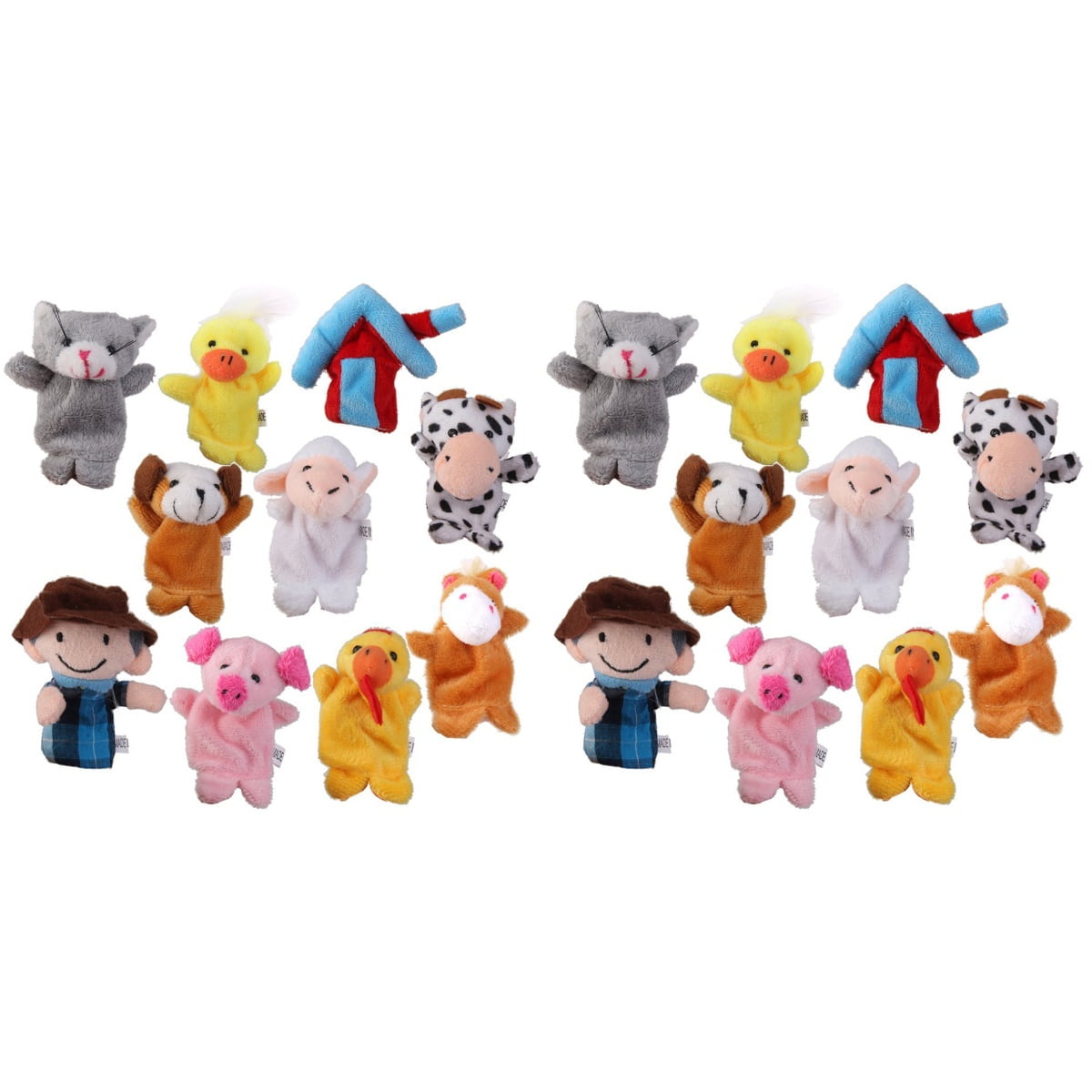 20 Pcs Puppets Kid Toys Storytime Finger Toy Finger Puppet Animals