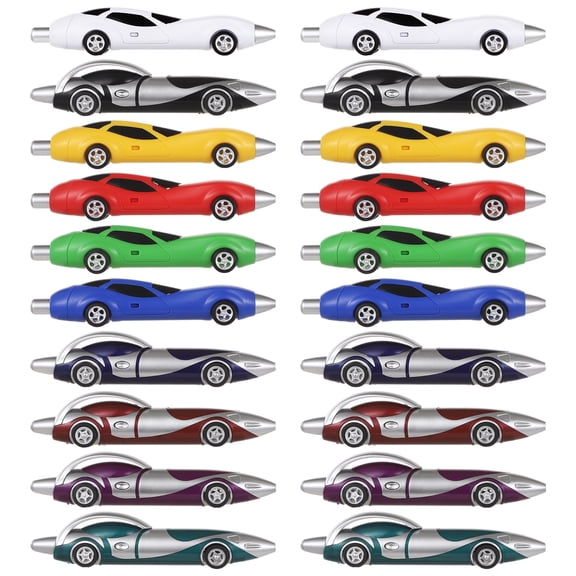 20 Pcs Racing Car Pens, Fun Novelty Vehicle Pens, Engaging Study Office Stationery