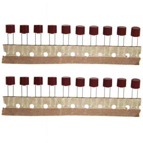 20 Pcs Radial Cables Slow Blowing Micro-Fuse T3.15A 250V,20 x Micro-Fuse,Dark Red