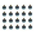 20 Pcs Replacement Pool Cue Tips Billiard Cue Leather Tips Screw Cue