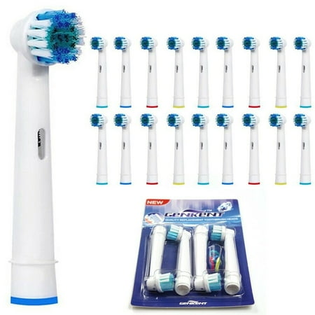 20 Pcs Replacement Toothbrush Brush Heads Compatible with Oral B BRAUN PRECISION CLEAN Electric Toothbrush