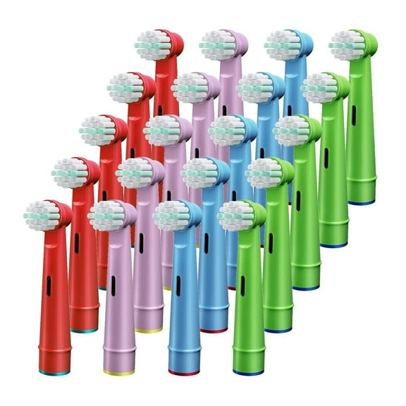 20 Pcs Replacement Toothbrush Heads Fit For Oral B Braun Electric Toothbrushes Brush Head 1000 1500 3000 7000 7500 8000