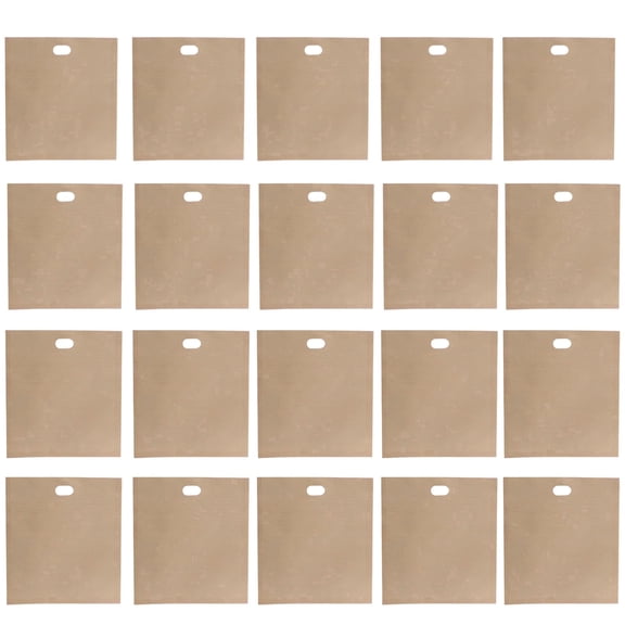 20 Pack Reusable Toaster Bags  NonStick Oven Bags, Heat Resistant Up to 500F, 4 Sizes for Bread, Pizza & Pastries, Toaster, Oven & Grill Safe